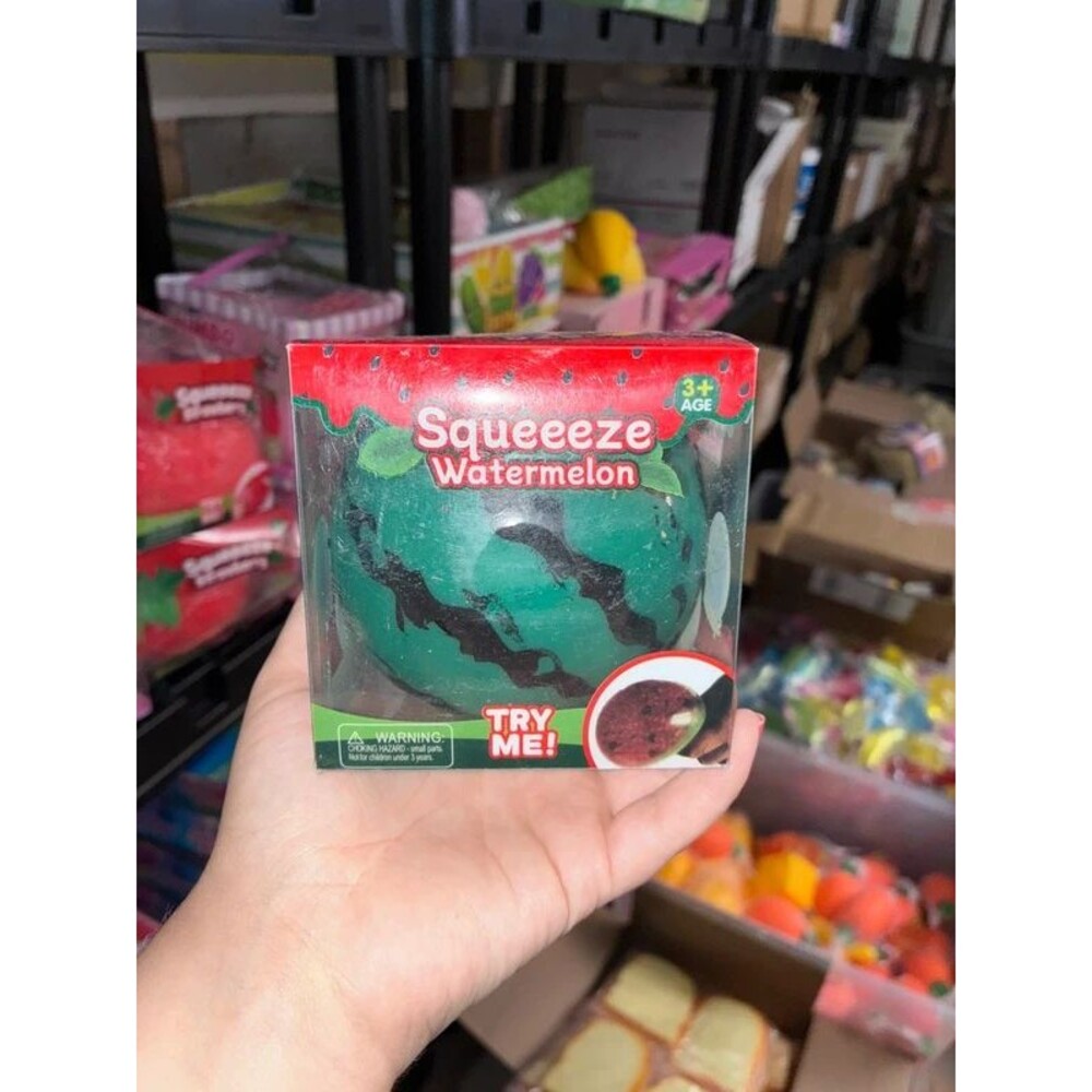 Large Watermelon Orbies Squishy